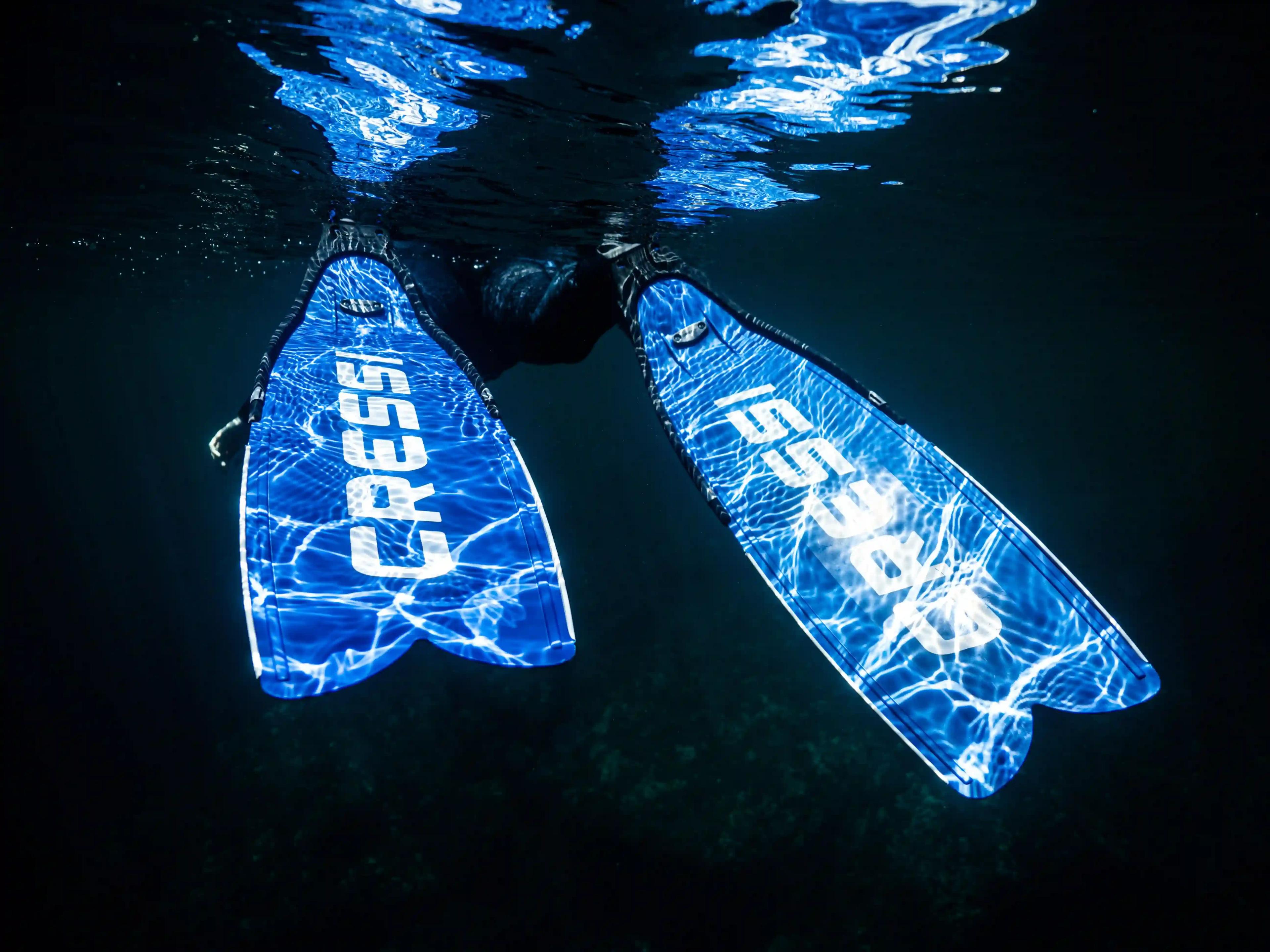 Our Cressi freediving fins - © Dune
